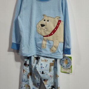 Carters 100 % Polyester 24 Month Doggy Sleepwear 2 Piece NWT